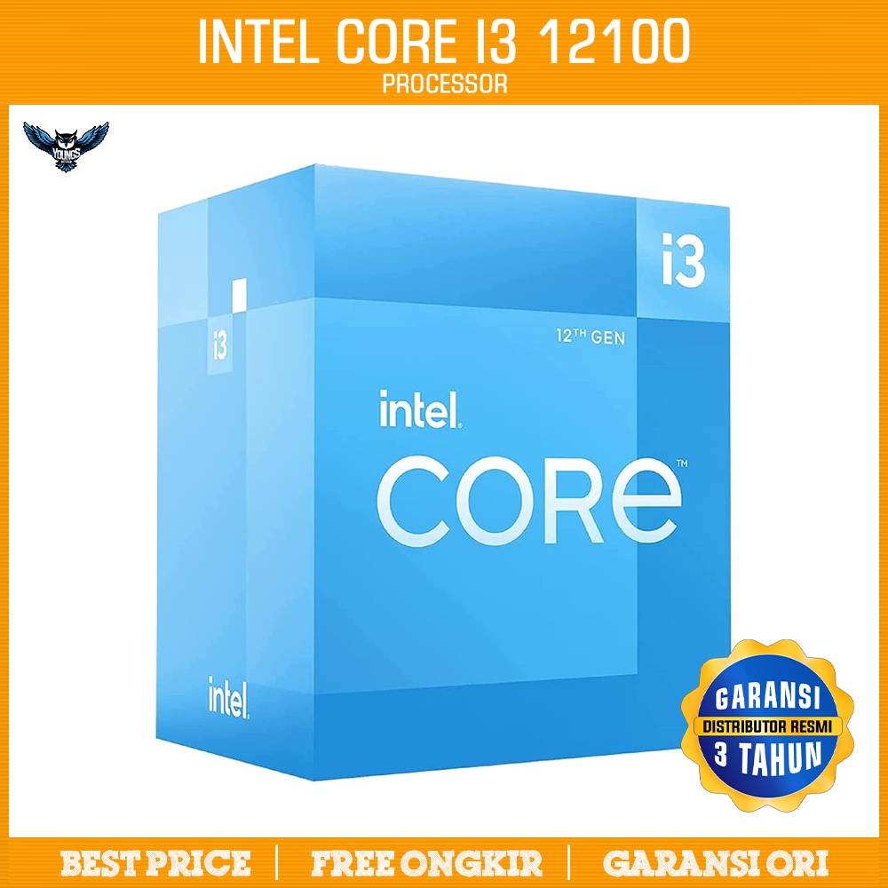 Intel Core i3 12100 Box | 4.3Ghz 4C 8T | Gen 12th LGA1700 Alder Lake