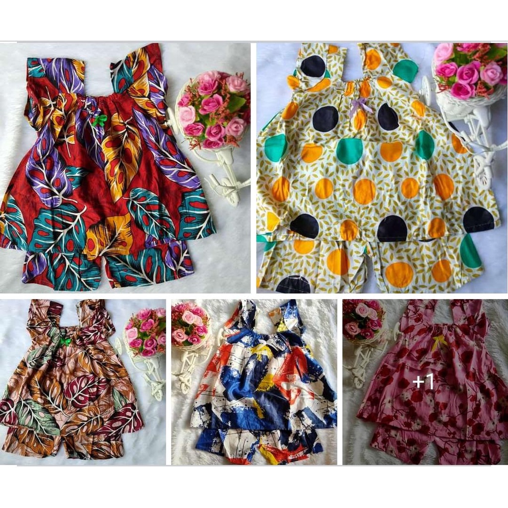 DASTER ANAK MODEL SETELAN SABRINA