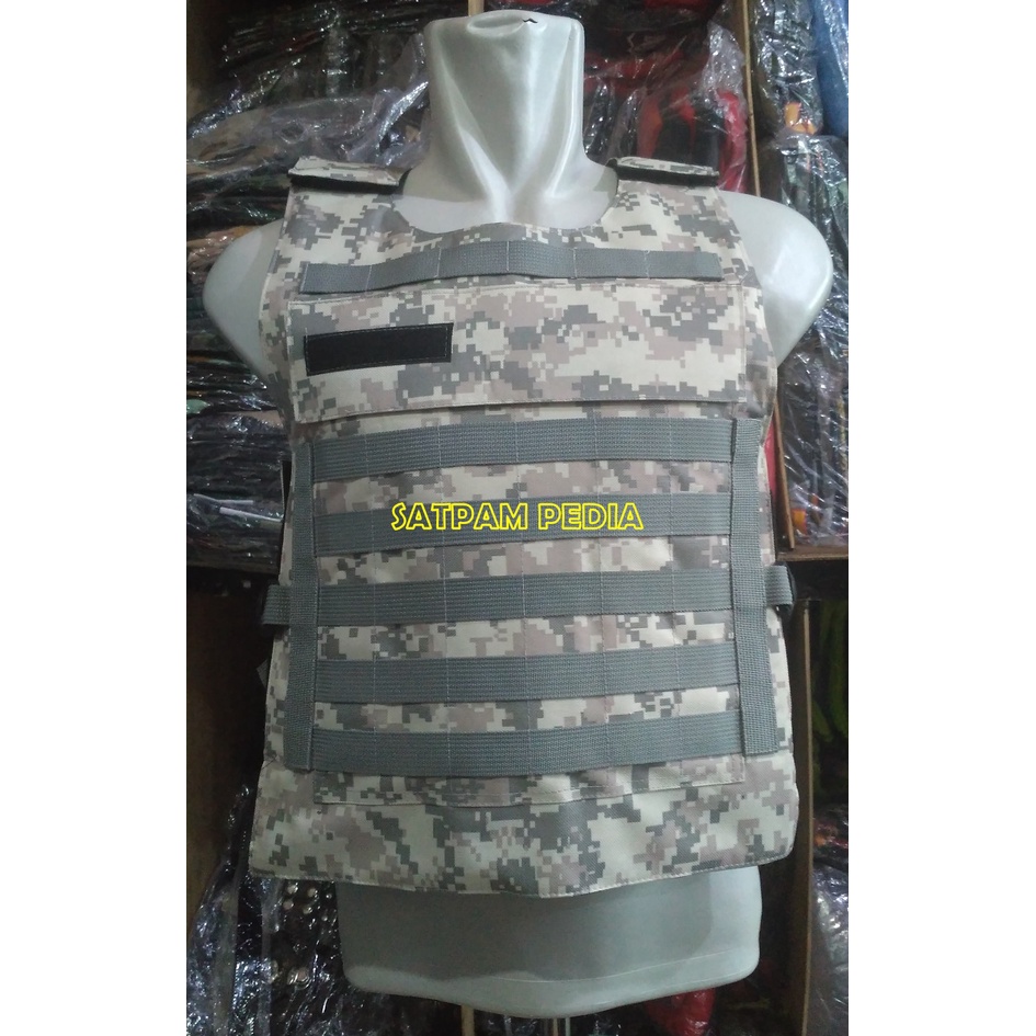 Rompi Vest Paintball Loreng Acupat - Rompi Motor Loreng Acupat