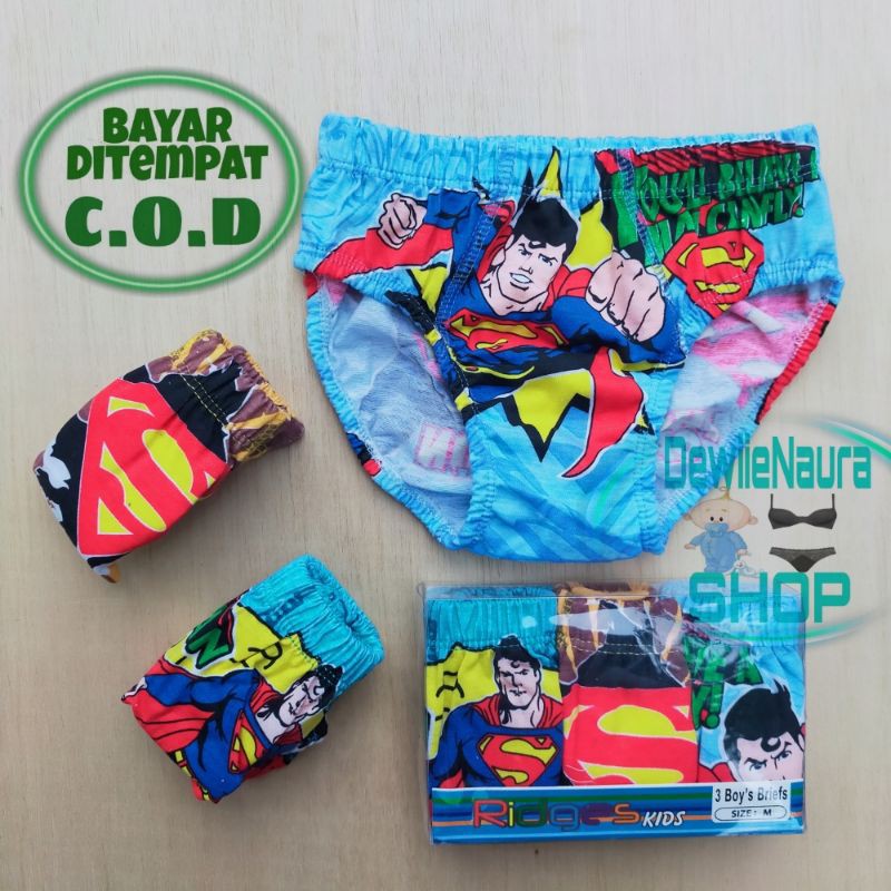 Cd Anak Ridges Mika Sablon - Celana Dalam Anak Laki Laki - Pakaian Dalam Anak