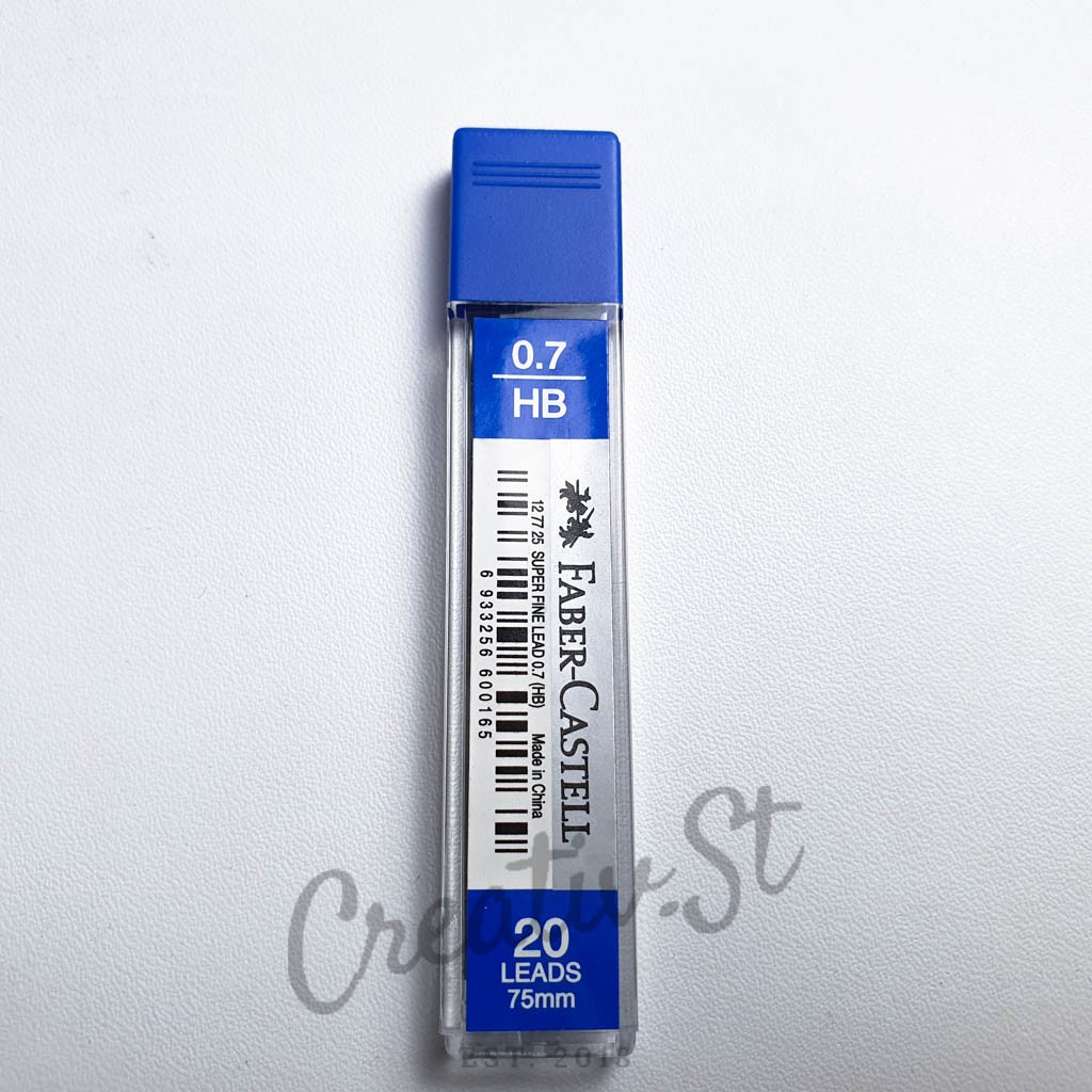 

FABER CASTELL Isi Pensil Mekanik 20 Lead Superfine Hb 0.7 Mm Hb Pencil Lead