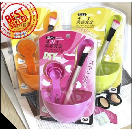 MANGKOK MASKER Wajah Makeup Tools Set Mangkuk Alat Kosmetik Make up