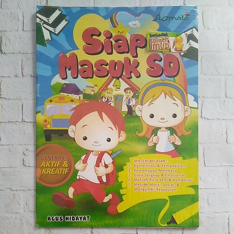 Buku Anak - Siap Masuk SD - Berhadiah Stiker Imut