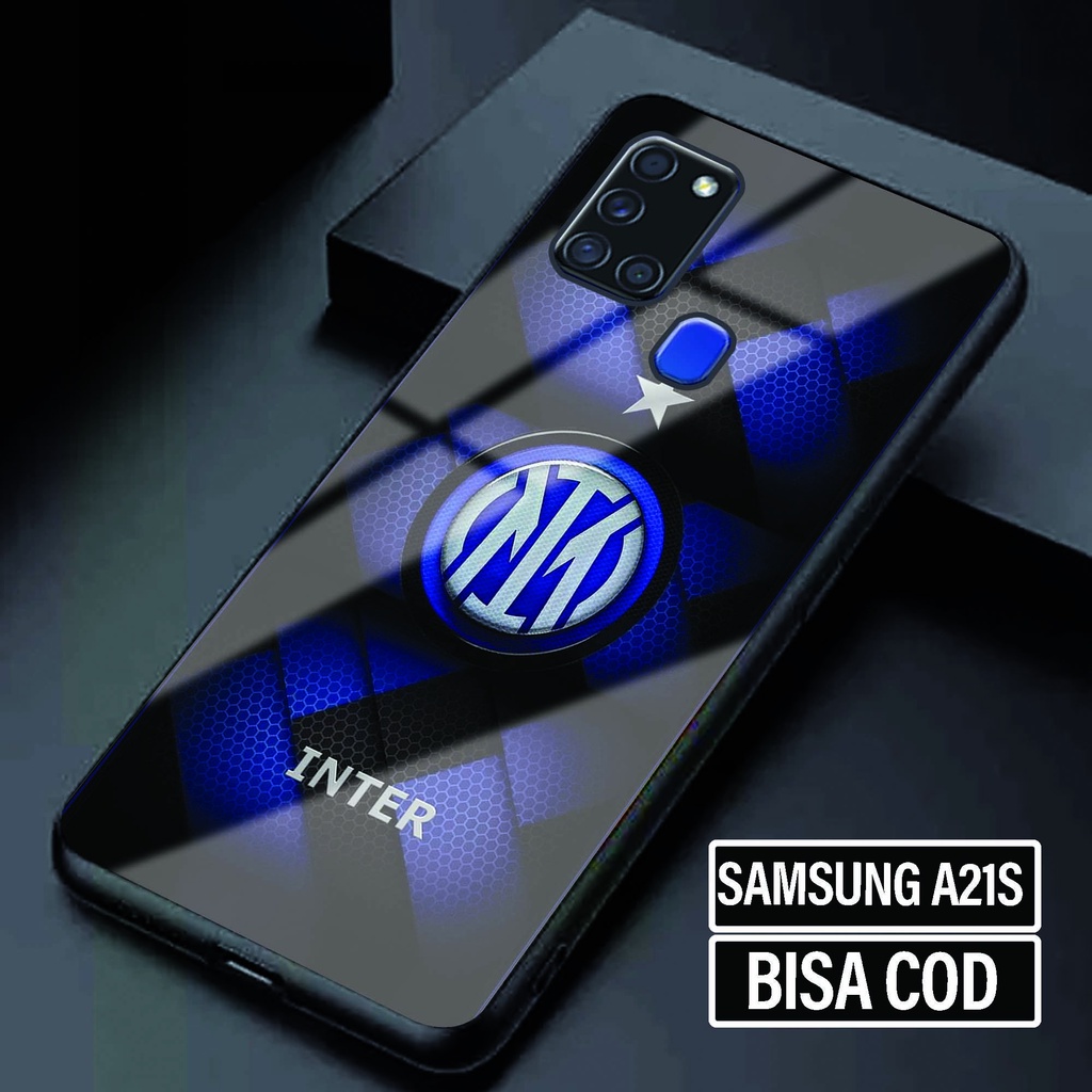 Case Glossy Samsung A21S - Softcase Samsung A21S - Fashion Case Motif [ Bola 2 ] - Kesing Samsung A2