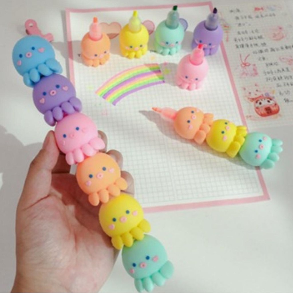 STABILO GURITA SET 6 PCS WARNA UNIK LUCU READYSTOCK BERKUALITAS GROSIR