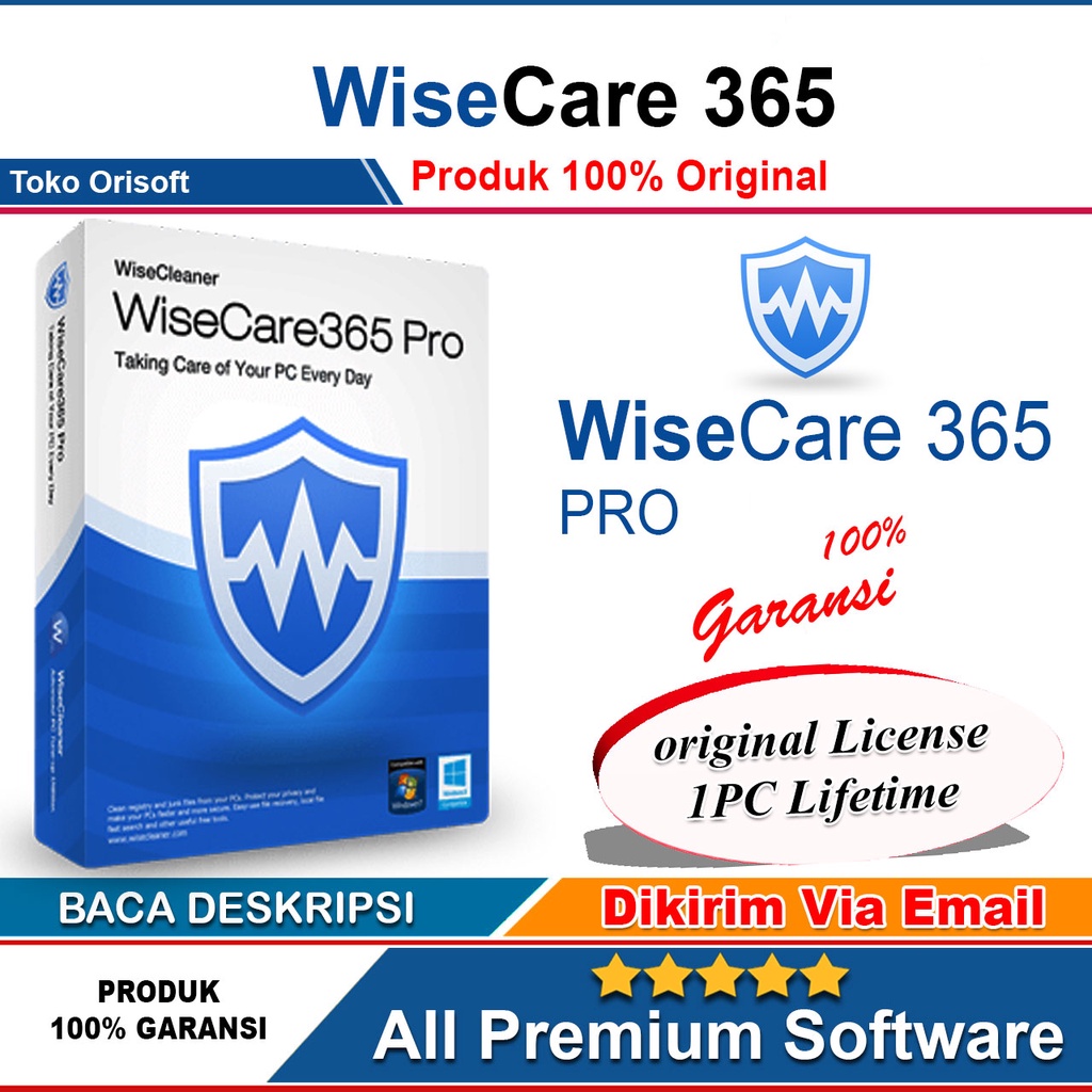 WiseCare 365 PRO V.6.1.4 Lisensi Original Full Version Lifetime