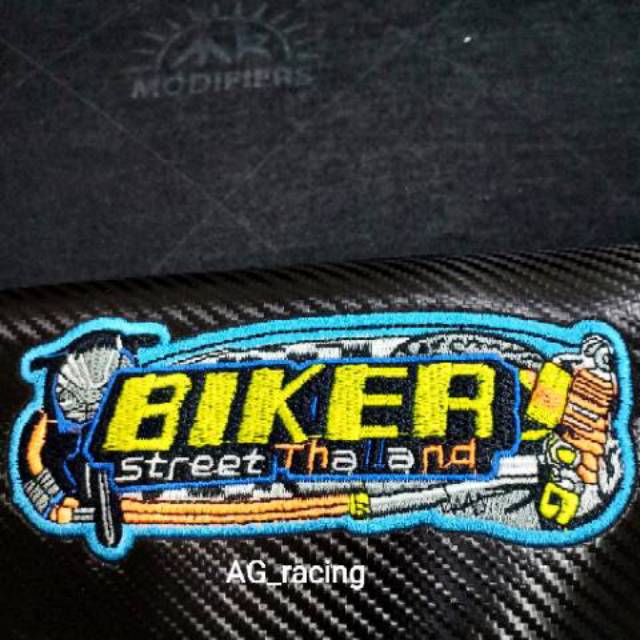 Sale sarung jok motor BIKER Thailand bahan Carbon MR