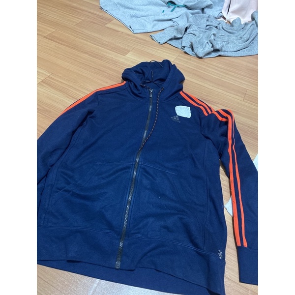 jaket adidas navy orange
