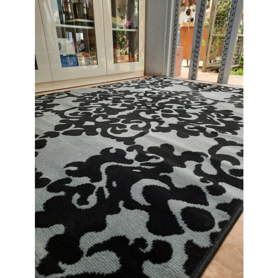 MAROC Karpet Lantai 100 x 150 Midnight Monokrom - Midnight 01-3