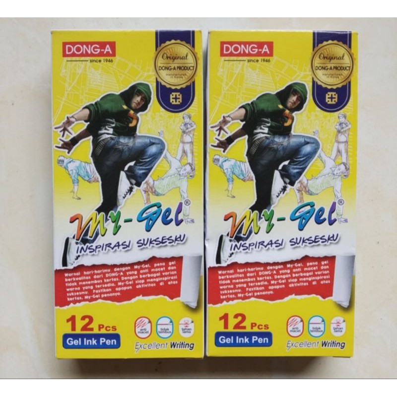 

[12 PCS] PULPEN DONG-A MY GEL 0.5 MM