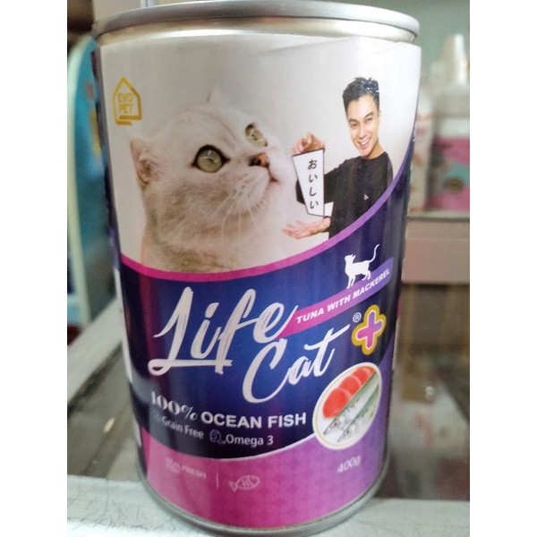 LIFE CAT (+) 400 Gram - Makanan Kucing Basah