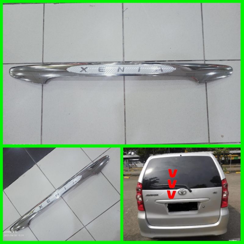 Trunklid bagasi New Xenia vvti 2005-2011 chrome