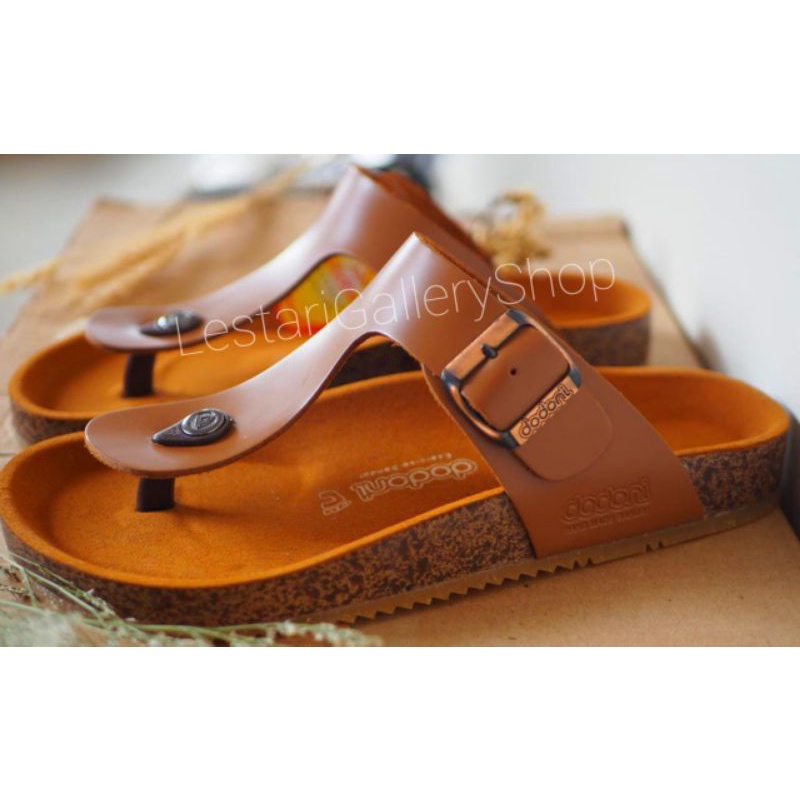 [LESTARIGalleryShop] Sandal Dodoni Kulit Asli Tali Jepit [COD MEDAN] STOK BARU