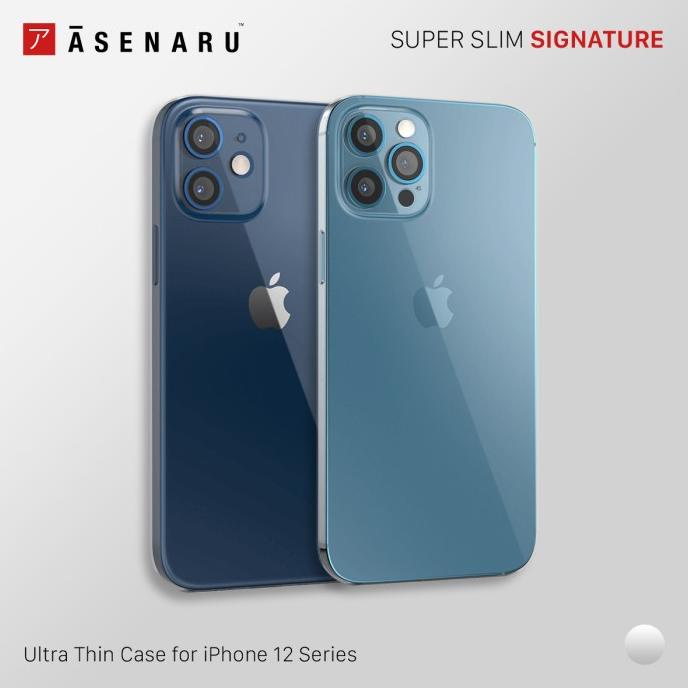 Asenaru iPhone 12/Mini/Pro/Max Clear Case Super Slim ClearFlex Casing