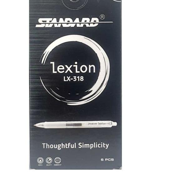 

✯ STANDARD PEN LEXION 0.5 LX-318 ISI 6 PCS ☏