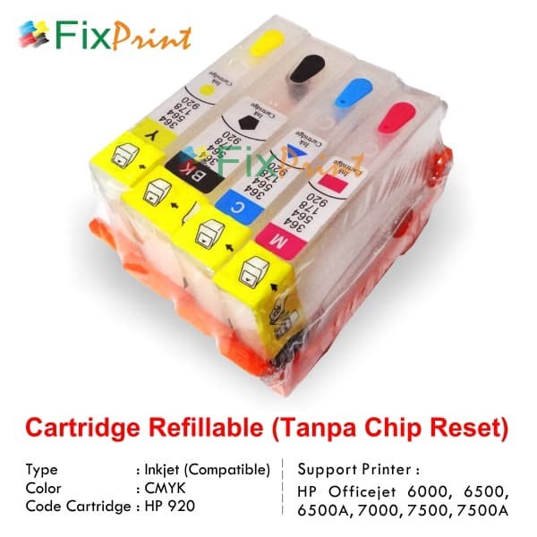 CISS Modif HP 920 Non Chip- Printer HP Officejet 7500 7000 6500 6000 FPTS2176