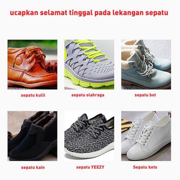 Lem Sepatu Kuat / Lem Sepatu Tahan Air / Lem Sepatu Super Kuat / Perekat Alas Sepatu Yang Rusak / Lem Sepatu Tahan Air Super Kuat 50ml Tanpa Bekas Dan Tidak Bau