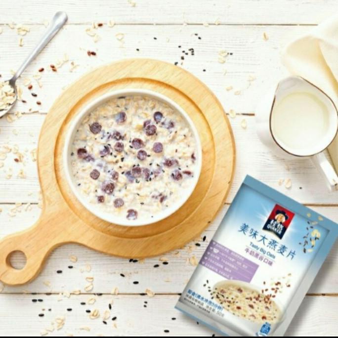 

TERLARIS QUAKER TASTY BIG OATS 500GR 10 SACHET / QUAKER OATMEAL IMPOR PINK BUAH MAKANAN & MINUMAN