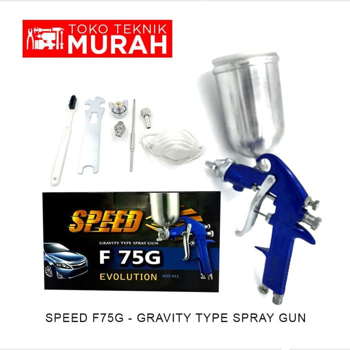 Speed Spray Gun F75G Tabung Atas F 75 G