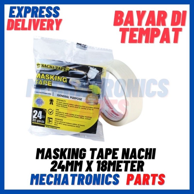 [TPE-9005] MASKING TAPE NACHI 24MM X 18METER98
