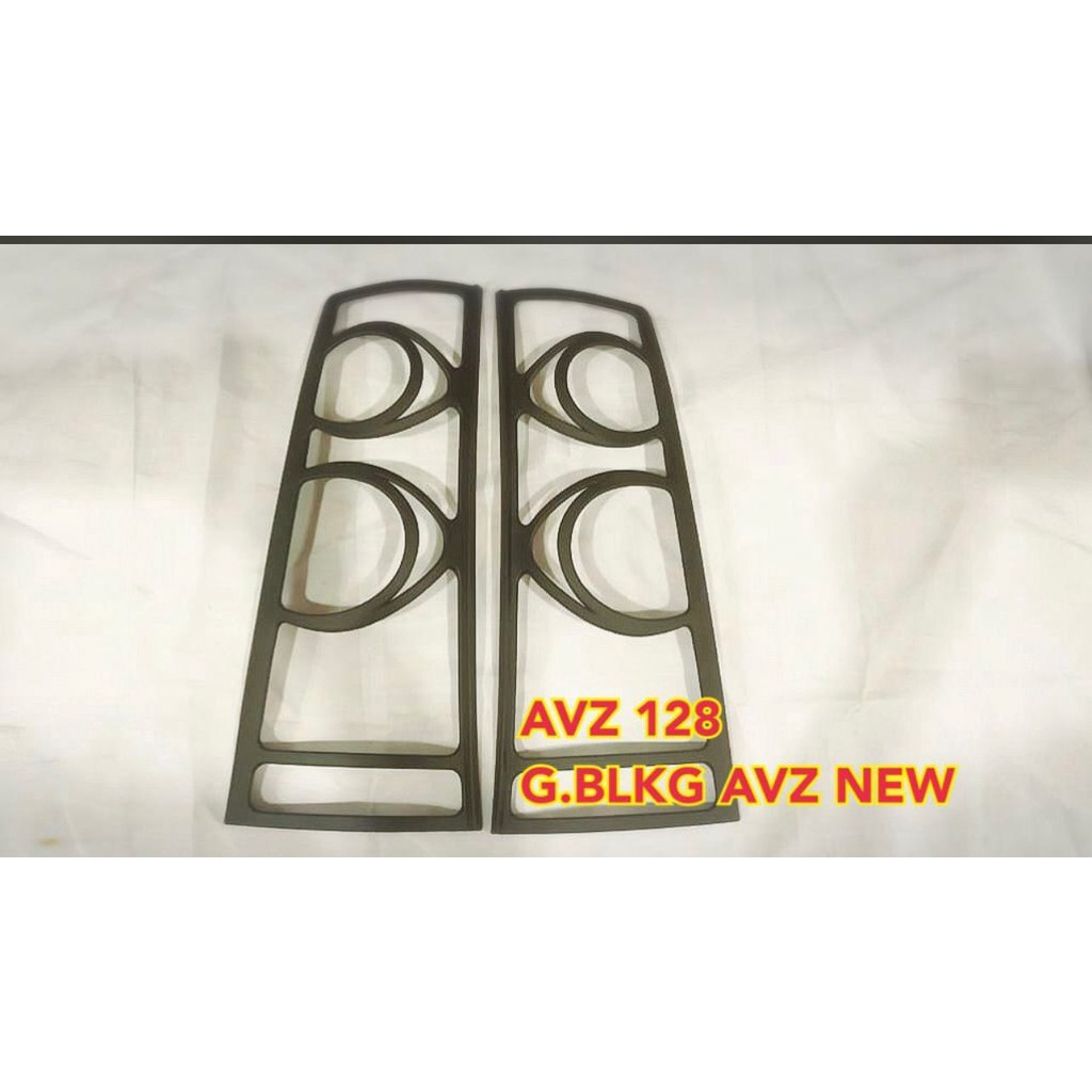 Garnish Lampu Belakang Avanza/Xenia New Vvti 2008-2011 Hitam Doff