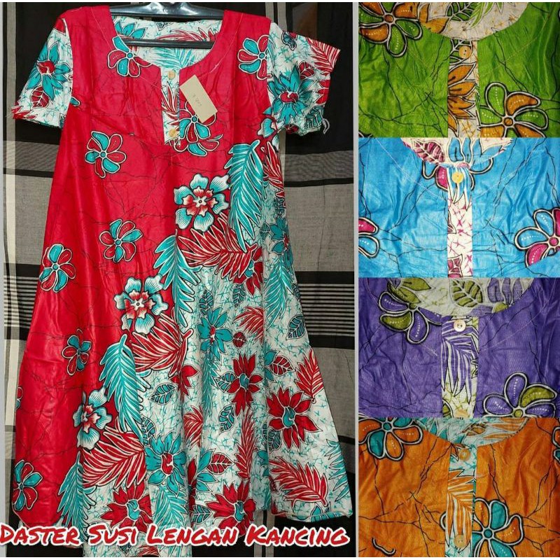 Daster batik klok payung susi bunga oleh oleh jogja solo pekalongan baju hamil busui