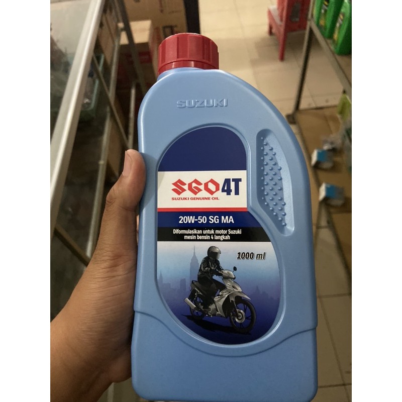 SG 1 LITER OLI MESIN SGO 4T OLI MESIN SUZUKI SGO 20W-50 Oli 4t suzuki Liter SGO 1 Liter SATU LITER