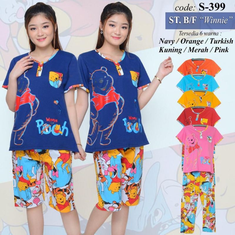 Winnie The Pooh Baju tidur Forever