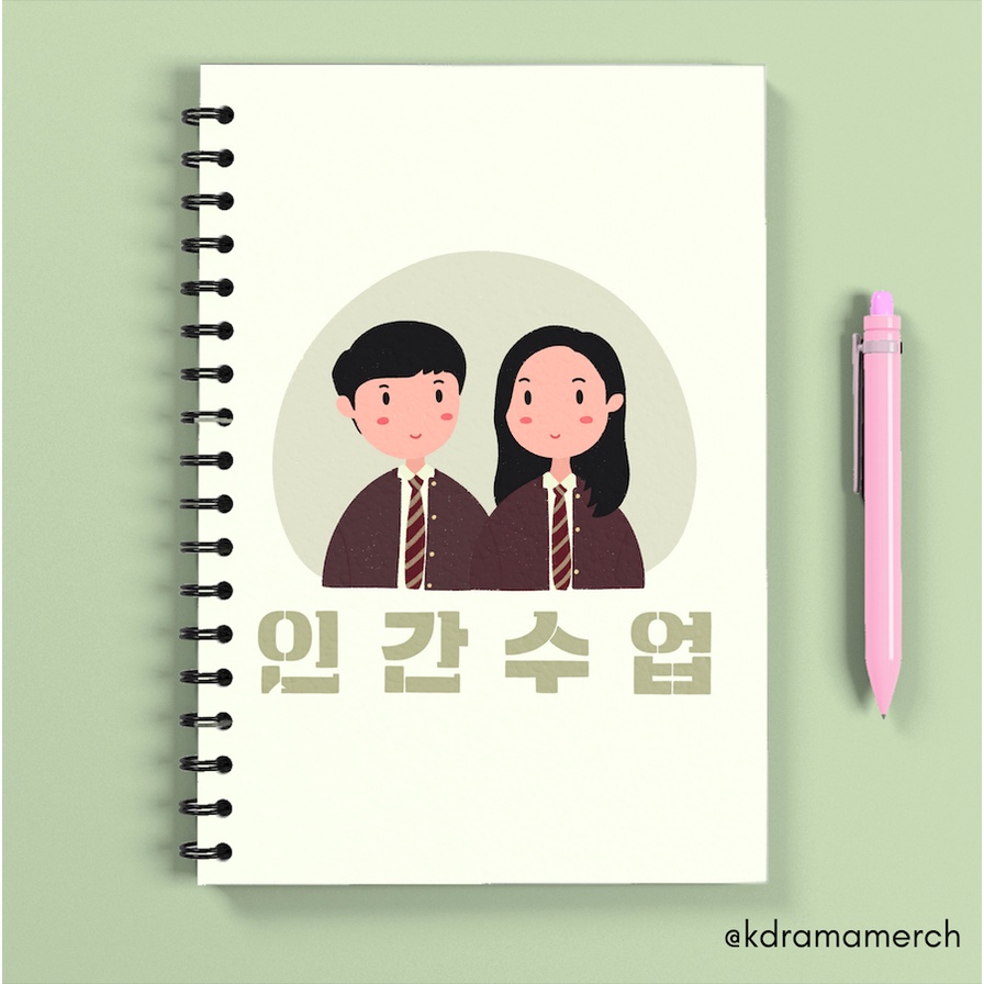 EXTRACURRICULAR NOTEBOOK SPIRAL DRAMA KOREA A5/ DRAMA KOREA / DRAKOR / JOURNAL / JURNAL SOFT COVER