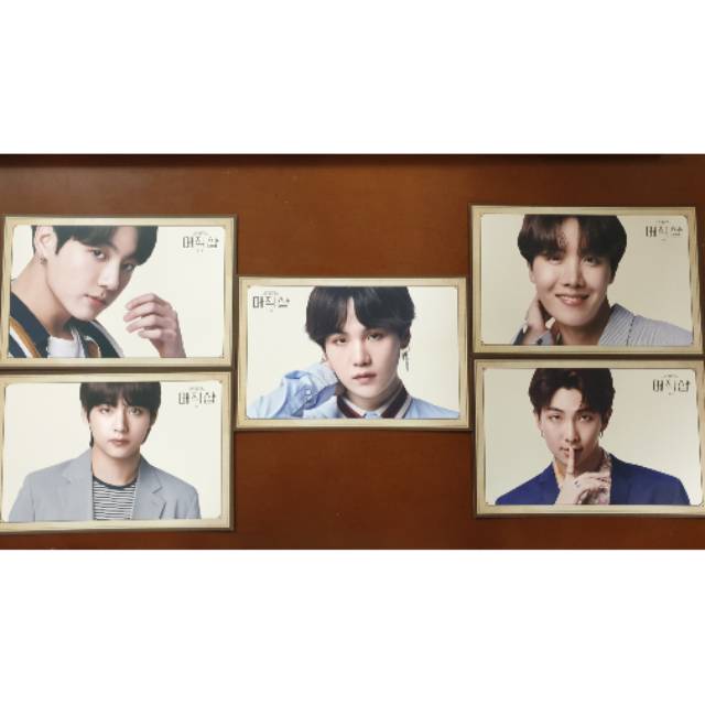 BTS 5th MUSTER POSTCARD PLAY ZONE LG U+ 5G