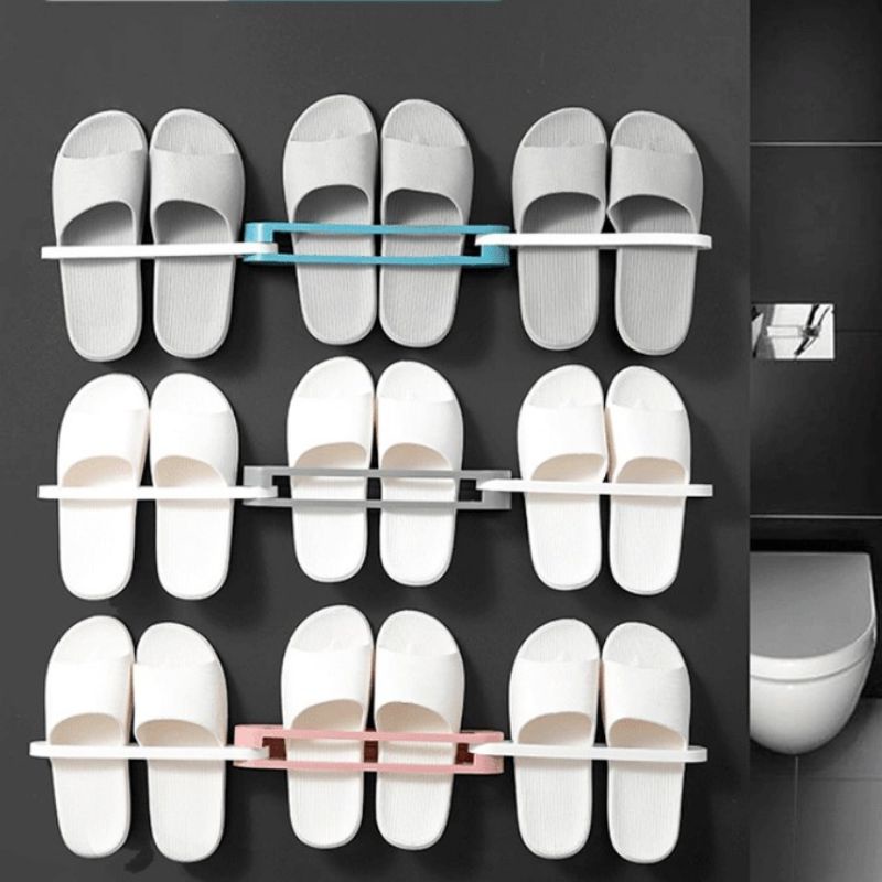 Rak Sendal Minimalis - Gantungan Tempat Sendal - Rotary Slipper Rack