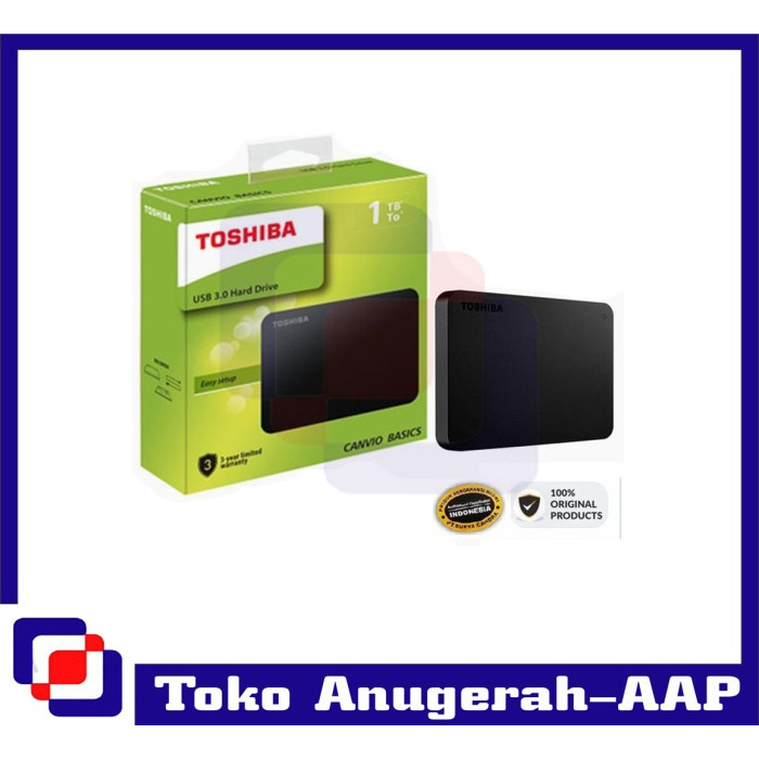Hardisk Eksternal Toshiba 1 TB