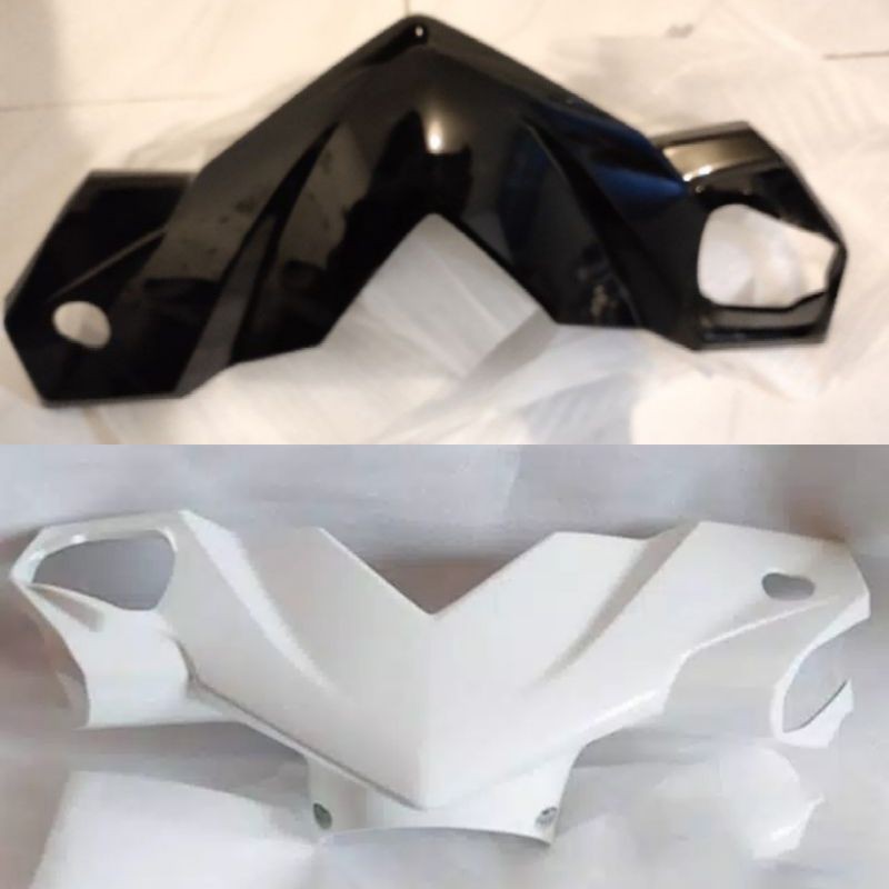 Front Handle Handel Cover Lampu Kepala Batok Depan Beat old lama karbu Hitam Putih VR