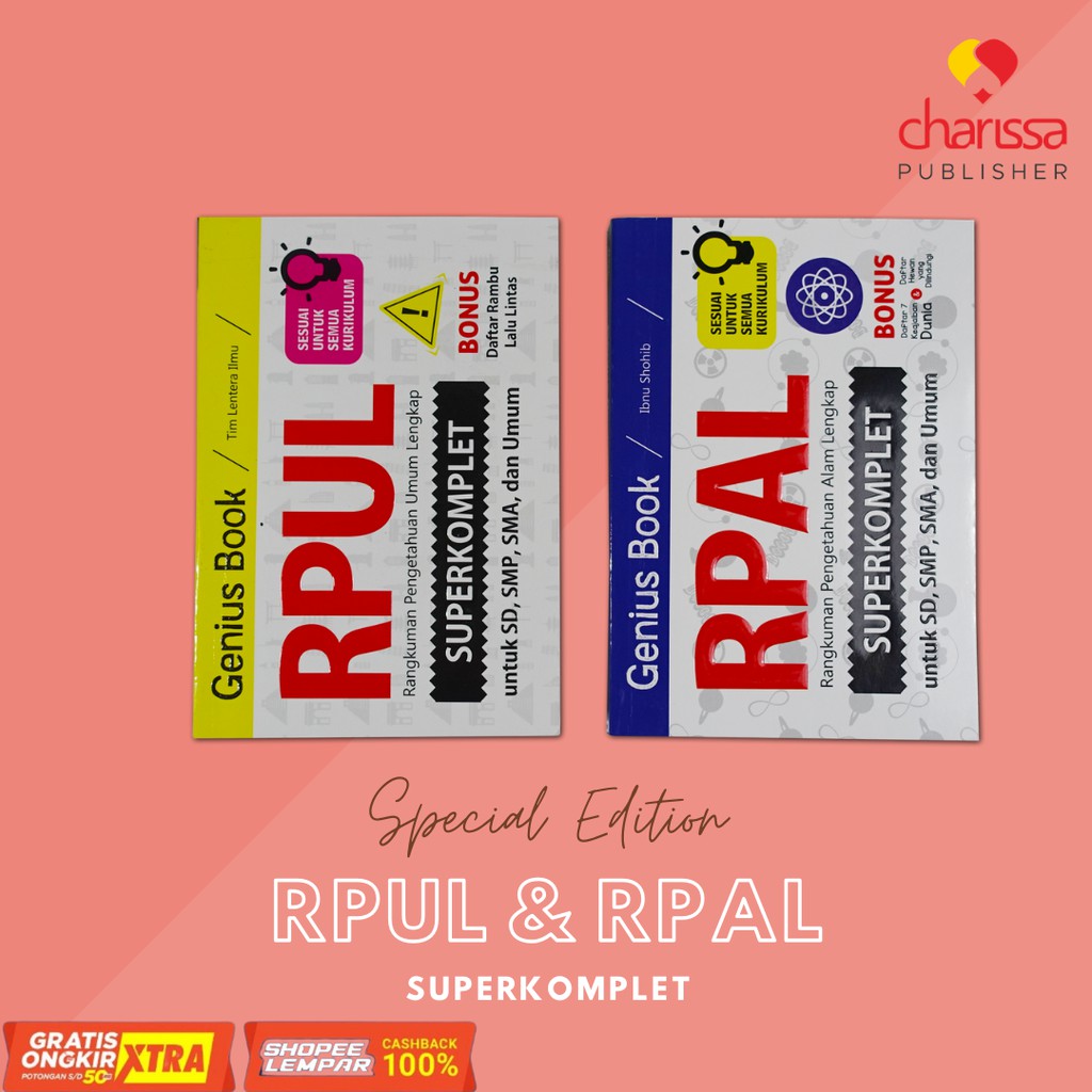 PENAWARAN SPESIAL GENIUS BOOK RPUL & RPAL