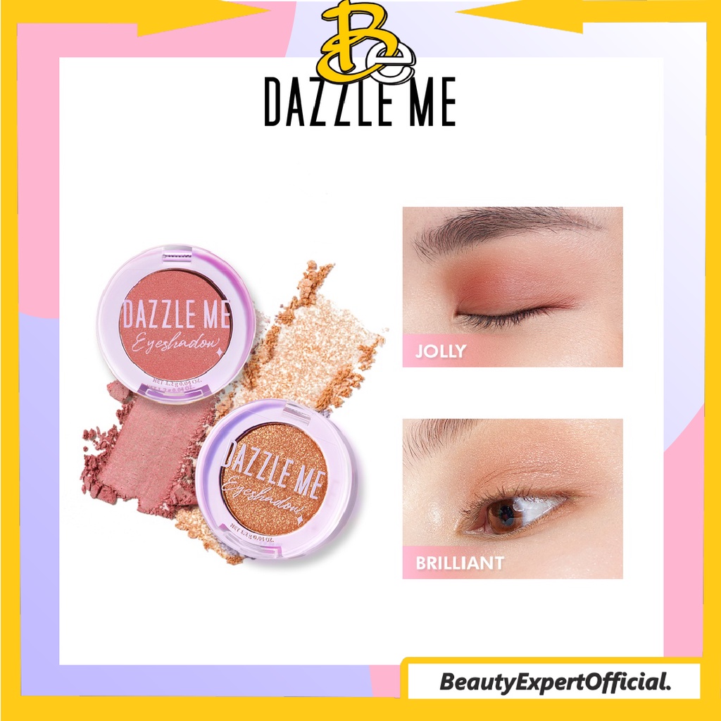 ⭐️ Beauty Expert ⭐️ DAZZLE ME POV Eyeshadow - Long Lasting Pigmented Matte Eye Makeup 6 Colors Glitter Eyeshadow