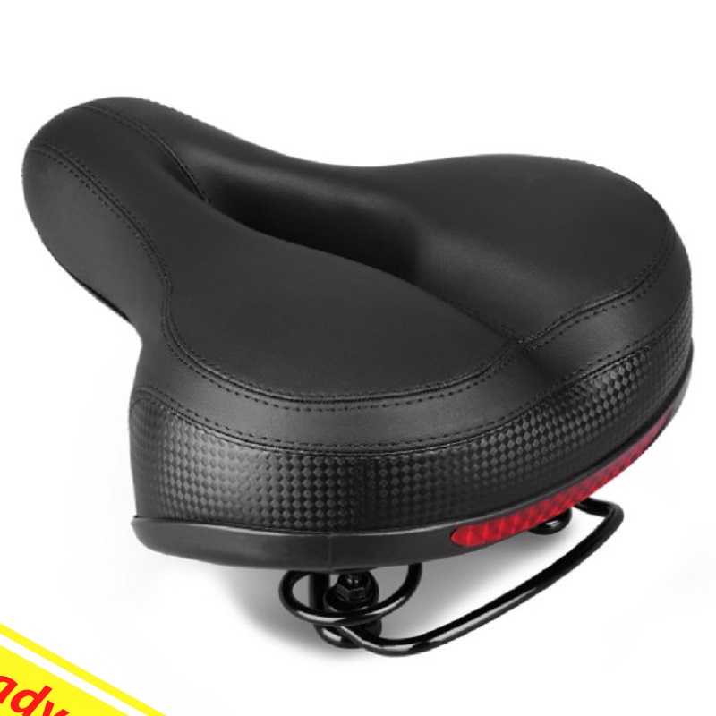 Reflective big buttock spring saddle mountain bike cushion bicycle cushion