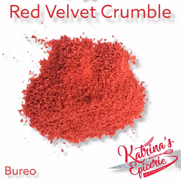 

Bureo Red Velvet Biscuit Crumble 1 Kg Remah Kue Halus Untuk Dekorasi