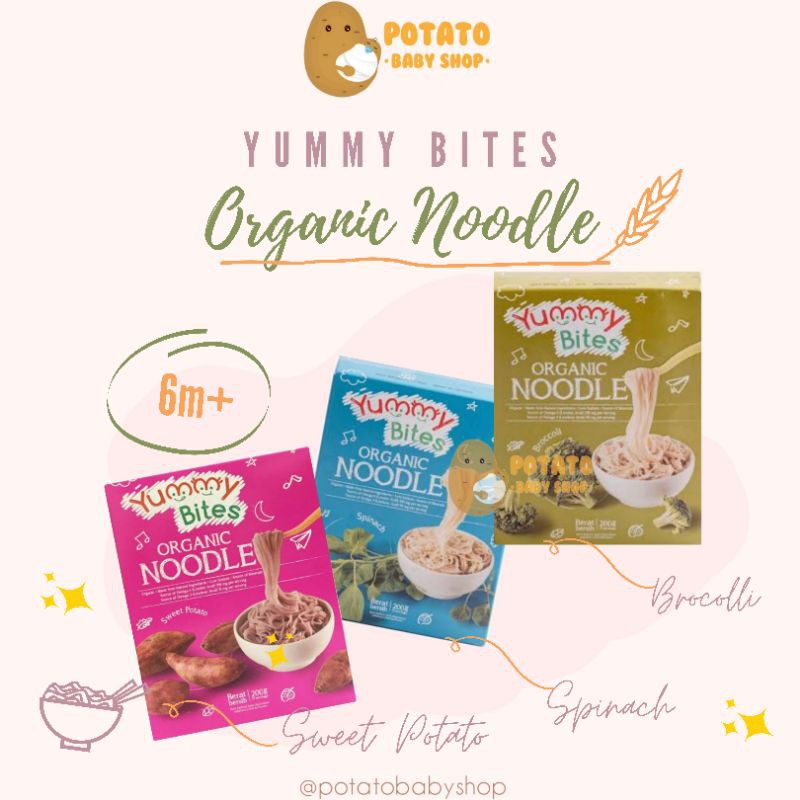 Yummy Bites Organic Noodle - Mie Bayi organik