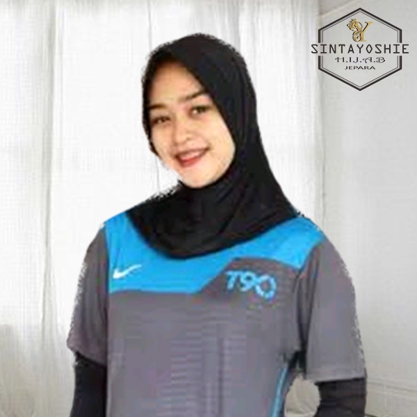 Jibab Sport Jersey Kerudung Olahraga Premium Jilbab Instan Sporty