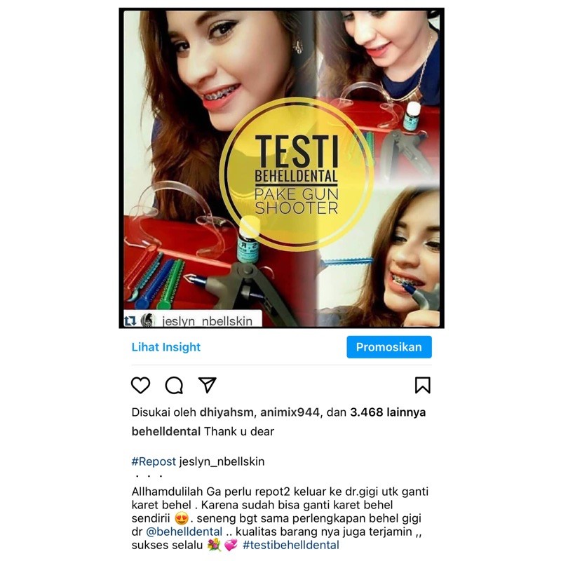 ORI PAKET ALAT GANTI KARET BEHEL GUN SHOOTER SONDE PLASTIK POWER O GUNSHOOTER GUNSHOOT BEHELLDENTAL