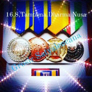 Satya Lencana Polri Pdh+Pdu 16,8,Tamtama,Darmanusa