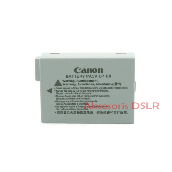 BATERAI ORI / BATERE OEM CANON LPE8 FOR CANON 550D- 600D- 650D- 700D
