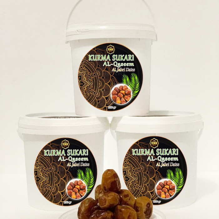 

Kurma Sukari Ember Premium Quality @850 gr