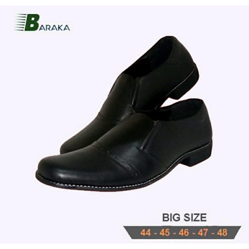 Sepatu Pantofel Pria Big Size 44-45-46-47-48 /Sepatu Kerja Kantoran Jumbo PNS Guru Direktur, 48