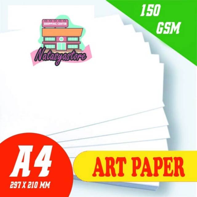 

Kertas art carton 150 grm ukuran A4