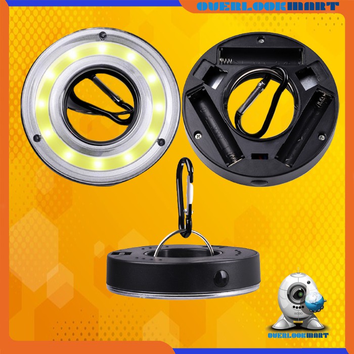 Lentera Gantung LED COB (Baterai AAA)