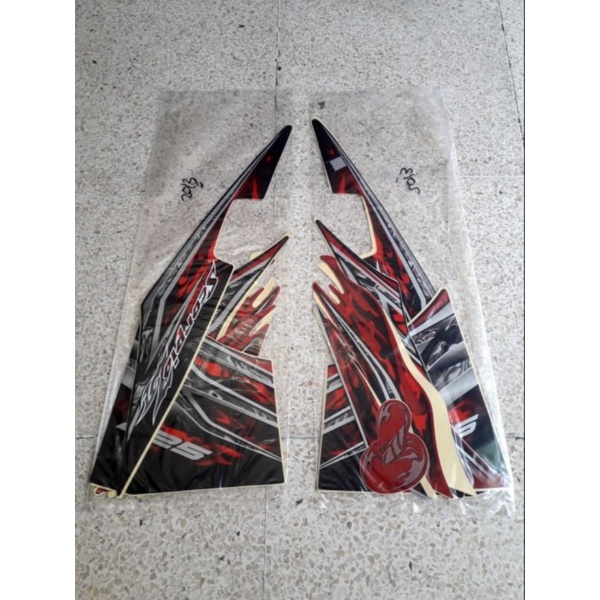 (siap kirim) striping sticker motor yamaha New Scorpio Z 2013