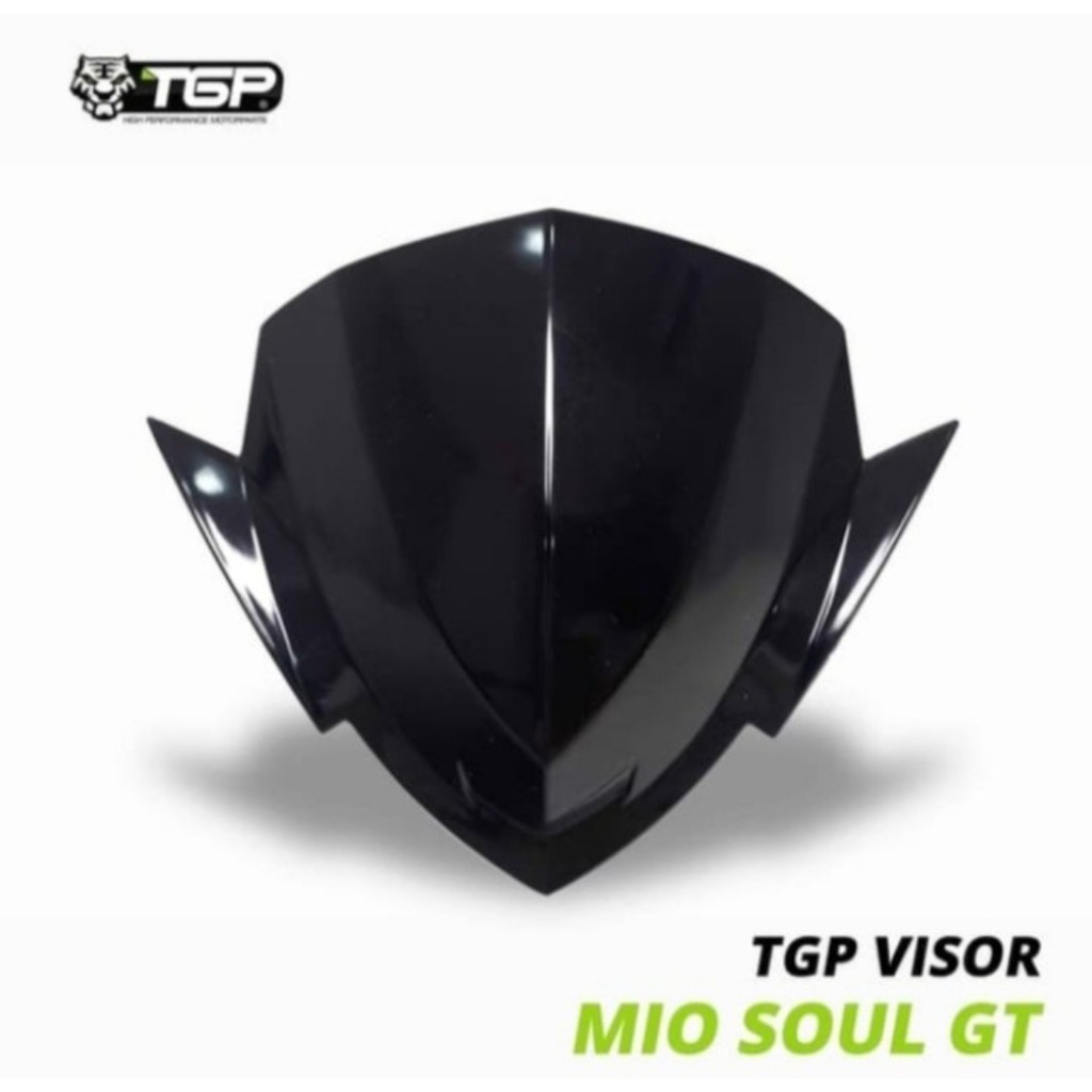 VISOR MIO SOUL GT 125 BLUE CORE HITAM TGP