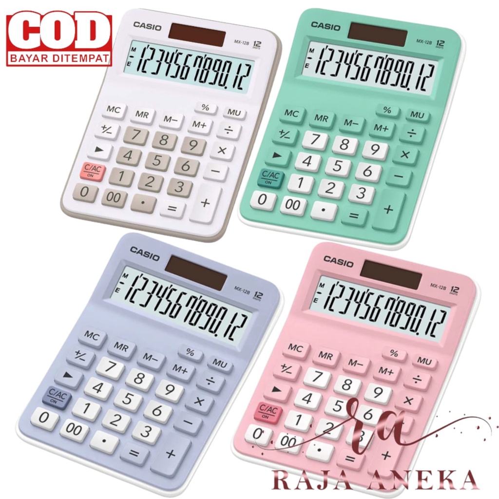 

HJK CASIO 12 DIGIT MX 12B MX 12 B KALKULATOR CALCULATOR ALAT HITUNG MESIN HITUNG FANCY KANTOR OFFICE