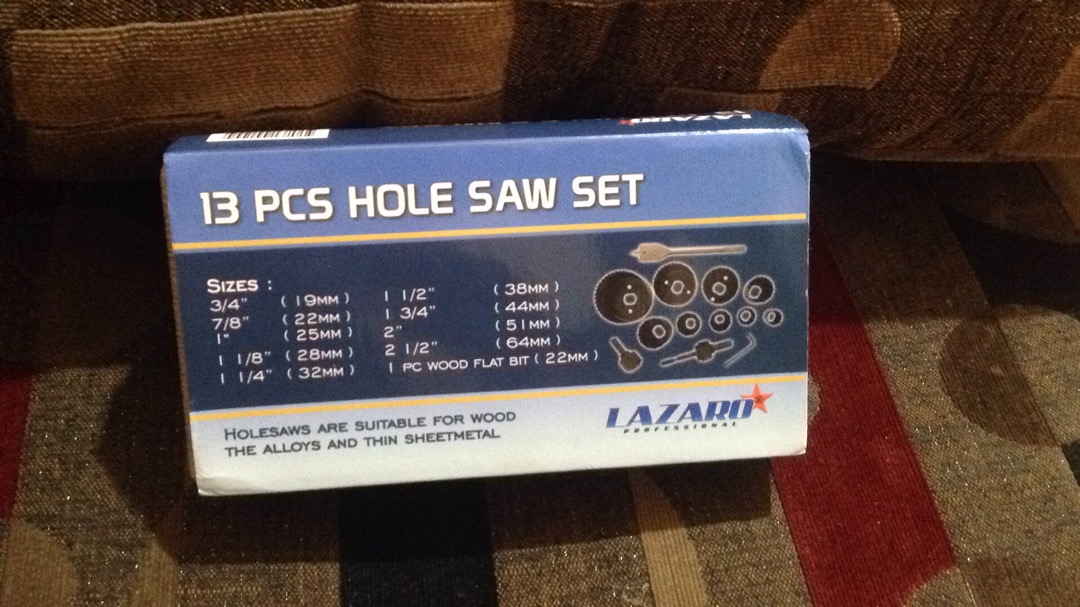 Hole Saw Kit / Holesaw Set / Mata Bor Lazaro 13pcs Hidroponik